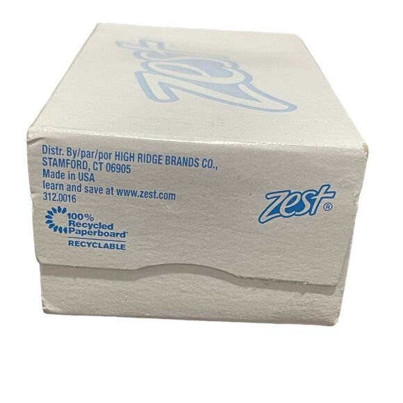 Vintage New Old Stock ZEST 4 ounce Bar of Bath Soap New Shower Clean Deadstock - Picture 4 of 5
